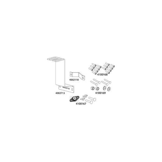 Ag Leader 4100160-07 Anti-Rotation, JohnDeere 4000-8000 4WD, AGCO Allis 9000 Series Parts Kit