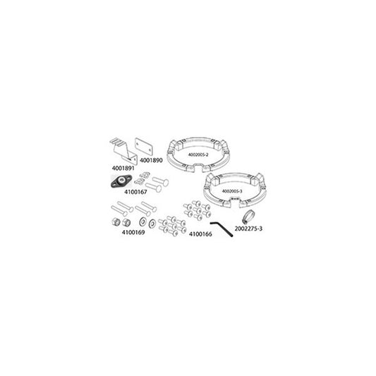 Ag Leader 4100160-01  Anti-Rotation Part Kit, JD 47X0/48X0/7930/7630/77X0/78X0/79X0/8XXX/8XXXT/8XXXR/9XXXR/9XXX/9XXXT