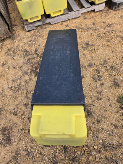 8 John Deere 3 bushel vacuum seed boxes