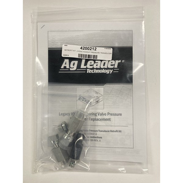 Ag Leader 4200212 RETROFIT KIT HYDAC KICKOUT PRESSURE TRANSDUCER