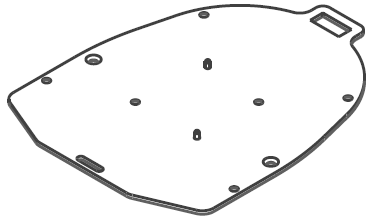 Ag Leader 4008067 GPS Latching Top Plate Bracket