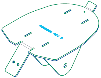 Ag Leader 4008066 GPS Mast Mount Latching Swivel Base