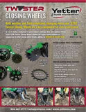 6200-006 Yetter Twister Closing Wheel Insert Kit (2 Wheels)